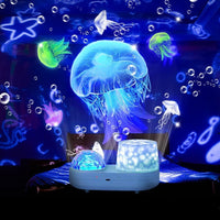 USB LED Star Projection Night Light with Water Ripple Effects