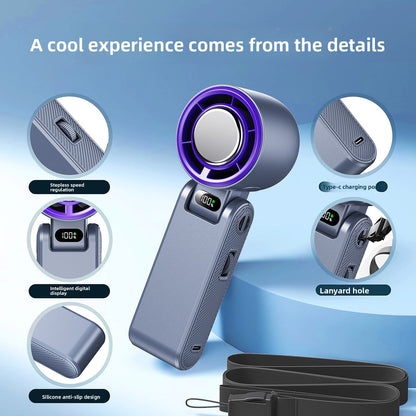 Portable Folding Rechargeable Mini Fan for Cross-border Sales