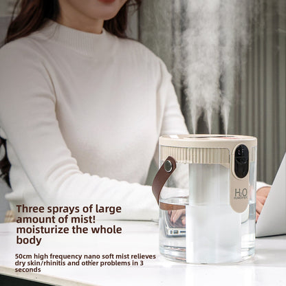 Home Humidifier – Triple Nozzle Aromatherapy & Night Light (1.5L)