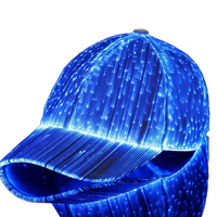 LED Fiber Optic Light Up Baseball Cap