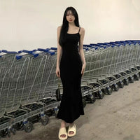 Sleeveless Backless Fishtail Dress