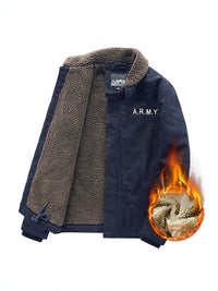 Mens Fleece-Lined Casual Jacket