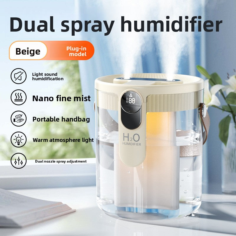 Home Humidifier – Triple Nozzle Aromatherapy & Night Light (1.5L)