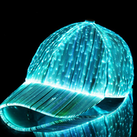 LED Fiber Optic Light Up Baseball Cap