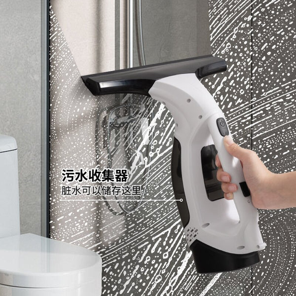 Handheld Electric Window Glass Cleaner with Telescopic Pole