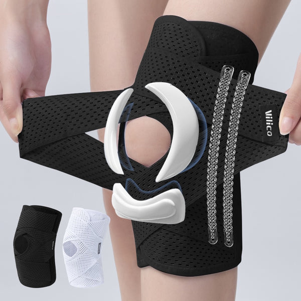 Breathable Sports Knee Pads with Spring Support