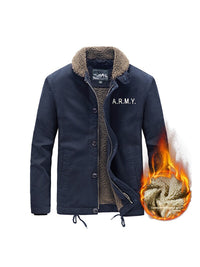 Mens Fleece-Lined Casual Jacket
