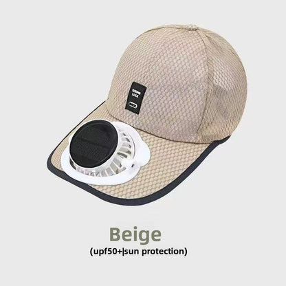 Solar Charging Breathable Mesh Sun Hat