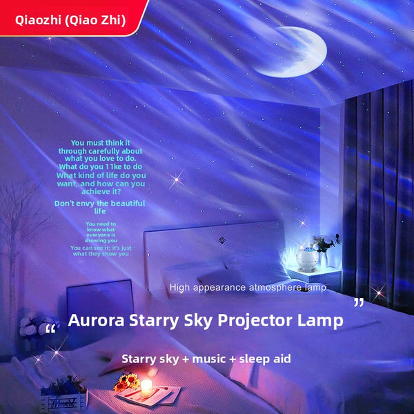 Bluetooth Aurora Projection Night Light