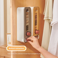 Wall Mounted Underwear Socks Storage Organizer