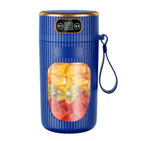 Portable Digital Display Juicer with Glass Cup