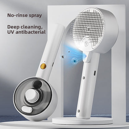 Pet Spray Massage Grooming Comb with UV Sterilization