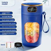 Portable Digital Display Juicer with Glass Cup