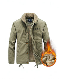 Mens Fleece-Lined Casual Jacket