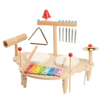 Wooden Multifunctional Music Stand Drum Set