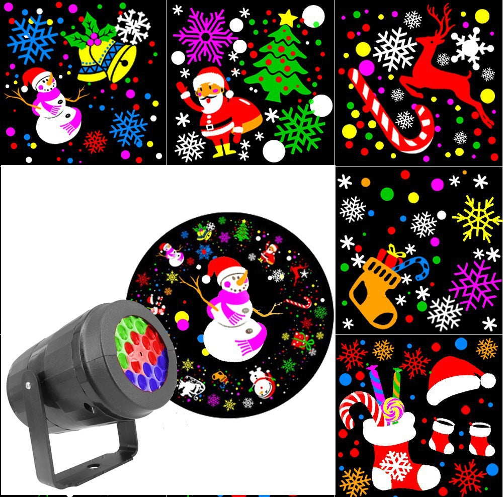Christmas projection lamp