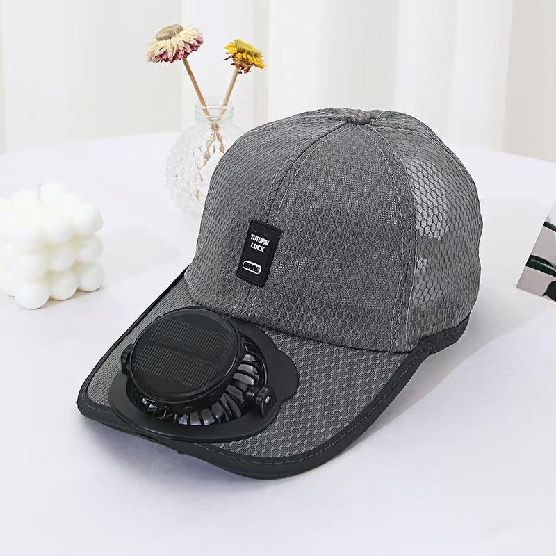 Solar Charging Breathable Mesh Sun Hat