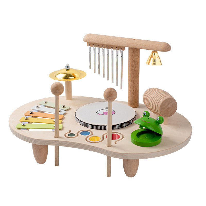 Wooden Multifunctional Music Stand Drum Set