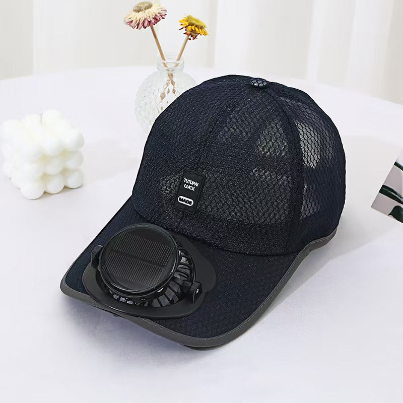 Solar Charging Breathable Mesh Sun Hat