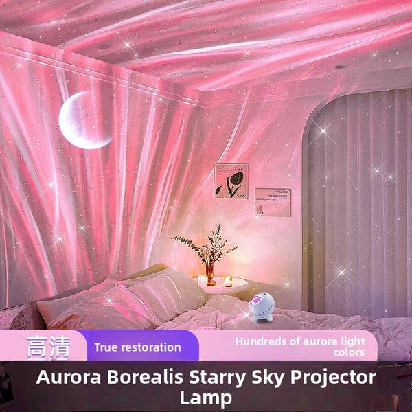 Bluetooth Aurora Projection Night Light
