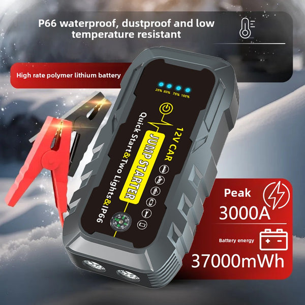 Car Emergency Start Power Supply 12V Waterproof Battery Charger